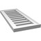Ekena Millwork Vertical Surface Mount PVC Gable Vent: Functional, w/ 2"W x 1-1/2"P Brickmould Frame, 12"W x 28"H GVPVE12X2802SF - alternate 2
